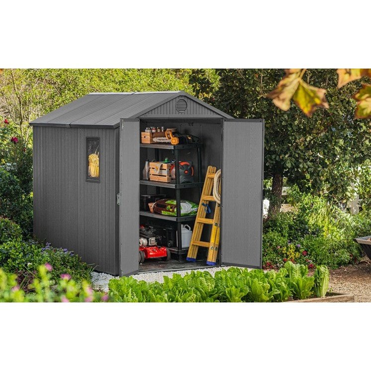 Abri de jardin Keter Darwin 6 x 8 pieds - Gris