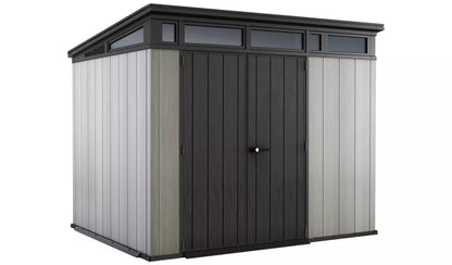 Abri de jardin en plastique Keter Artisan 9 x 7 pi à double porte et toit en pente