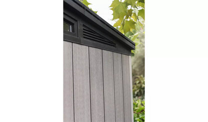 Abri de jardin en plastique Keter Artisan 9 x 7 pi à double porte et toit en pente