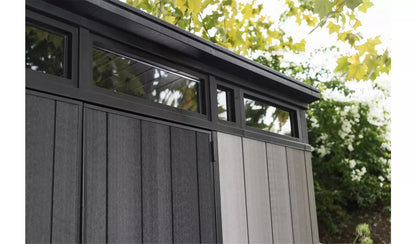 Abri de jardin en plastique Keter Artisan 9 x 7 pi à double porte et toit en pente