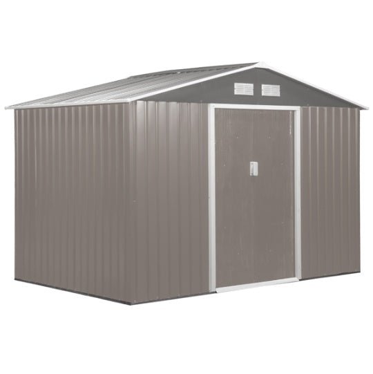 Grand abri de jardin extérieur avec portes doubles verrouillables