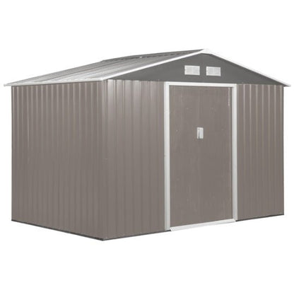 Grand abri de jardin extérieur avec portes doubles verrouillables