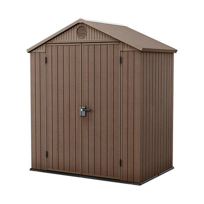 Abri de jardin en appentis avec portes doubles de 1,8 m (L) x 1,2 m (P)