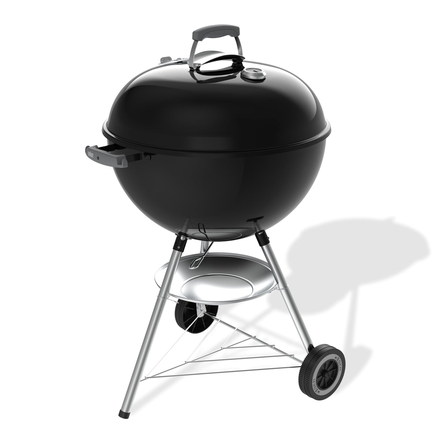 Barbecue boule charbon de bois 57cm avec thermomètre de couvercle et système de nettoyage One-Touch