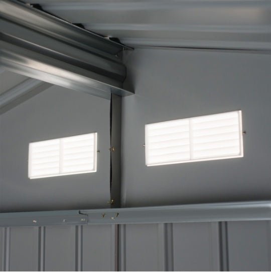Grand abri de jardin extérieur avec portes doubles verrouillables