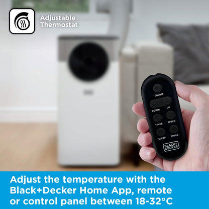 Climatiseur portable intelligent avec fonctions 3-en-1 : refroidissement, ventilation et déshumidification
