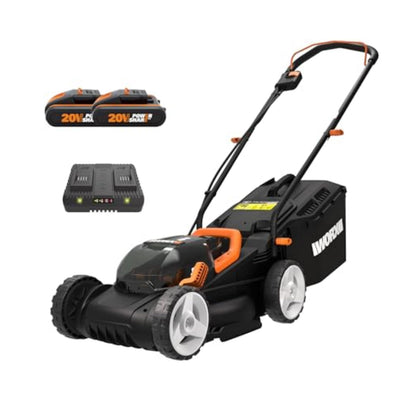 Tondeuse à gazon sans fil 40V avec batteries, chargeur et conception de coupe-bordures