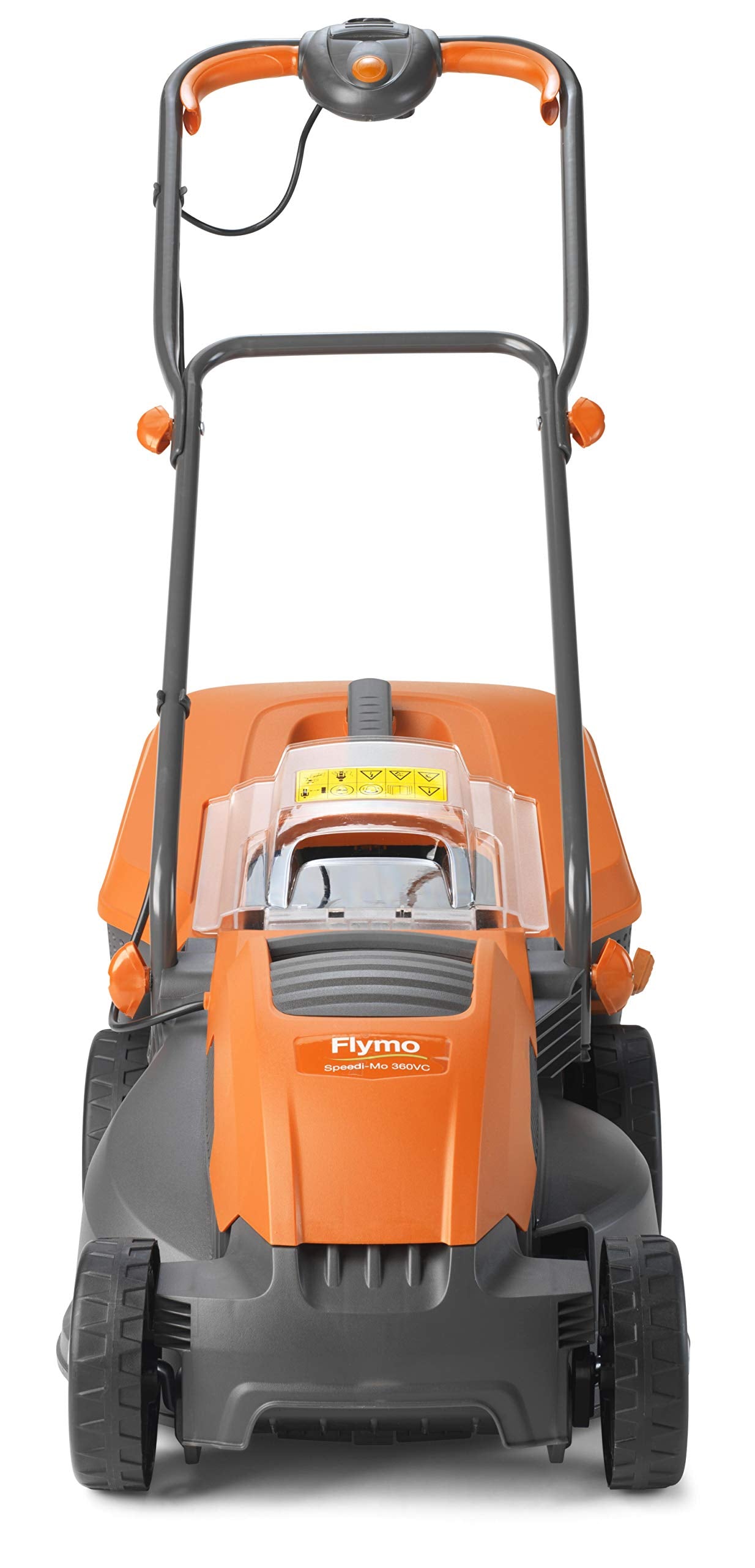 Tondeuse à gazon électrique 1500W avec largeur de coupe de 36 cm et bac de ramassage de 40L