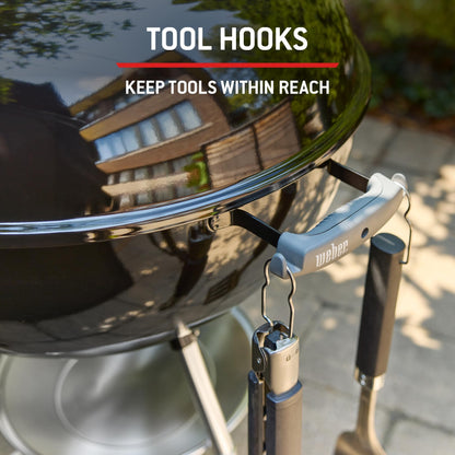 Barbecue Boule au Charbon de Bois de 47 cm avec Thermomètre sur Couvercle et Système de Nettoyage One-Touch