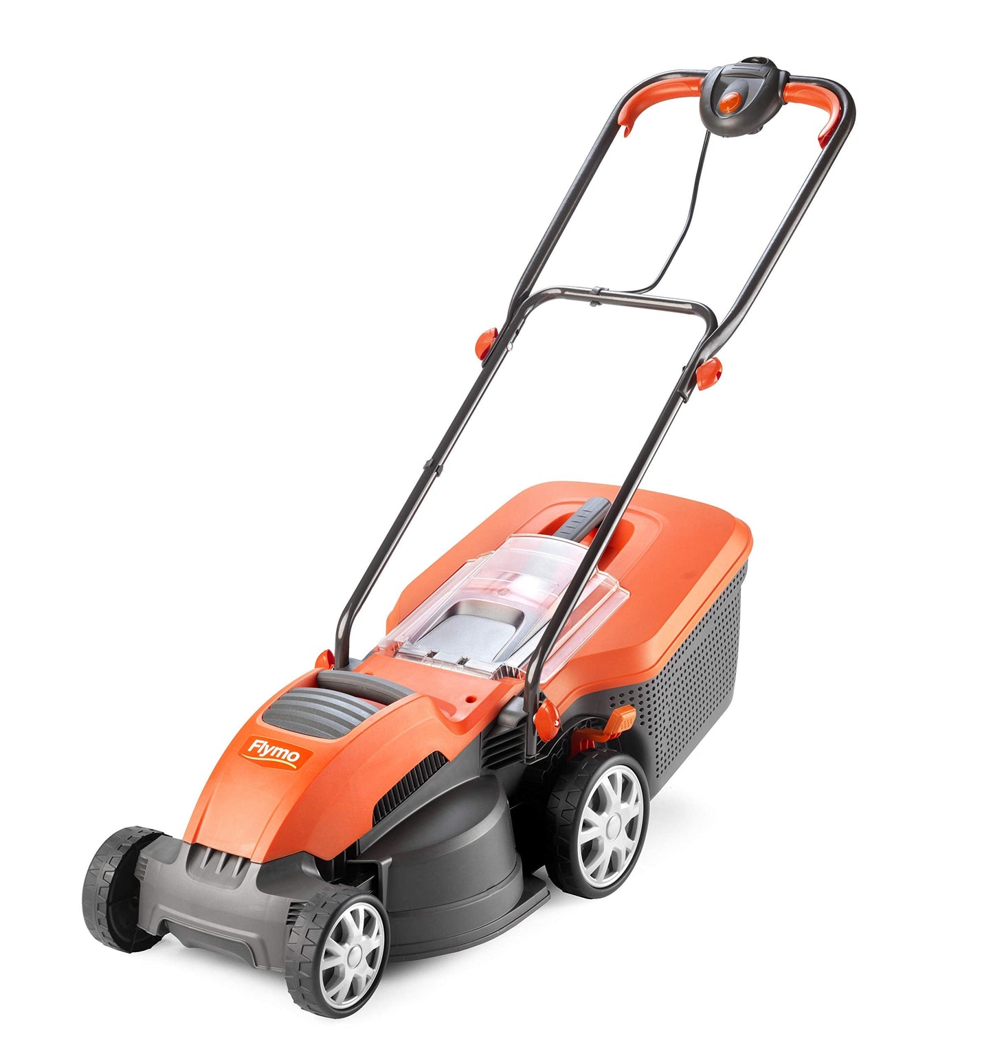 Tondeuse à gazon électrique 1500W avec largeur de coupe de 36 cm et bac de ramassage de 40L