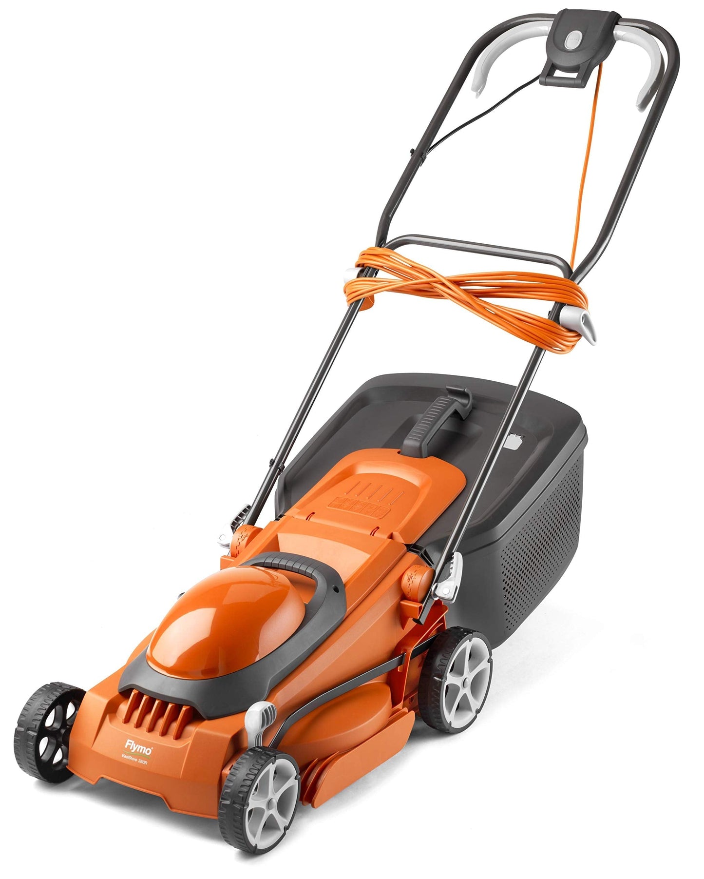 Tondeuse à gazon électrique 1600W avec rouleau arrière et bac de ramassage 45L