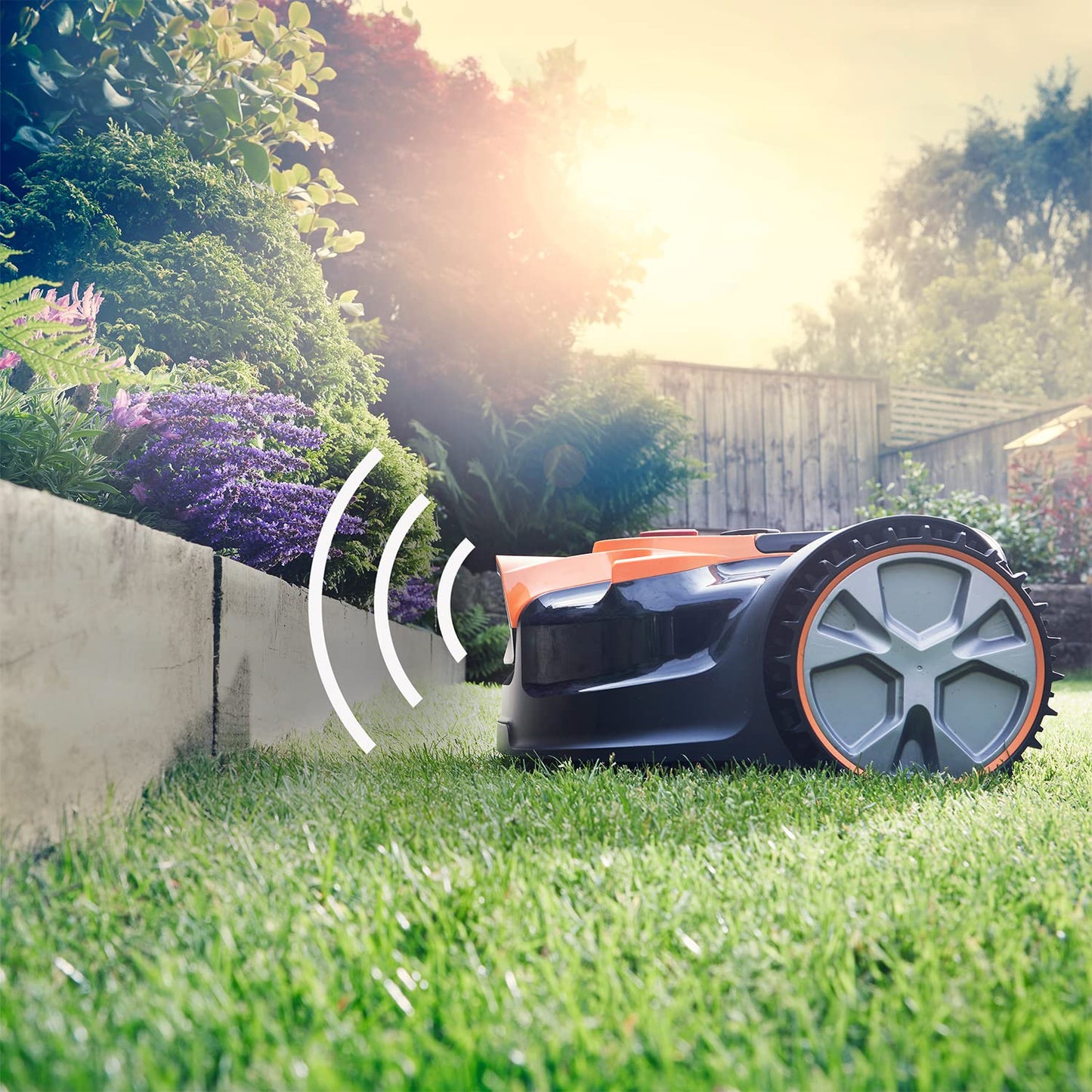 Tondeuse robot sans fil avec capteurs intelligents et fonctionnement sans limites