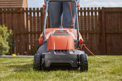 Tondeuse à gazon électrique 1500W avec largeur de coupe de 36 cm et bac de ramassage de 40L
