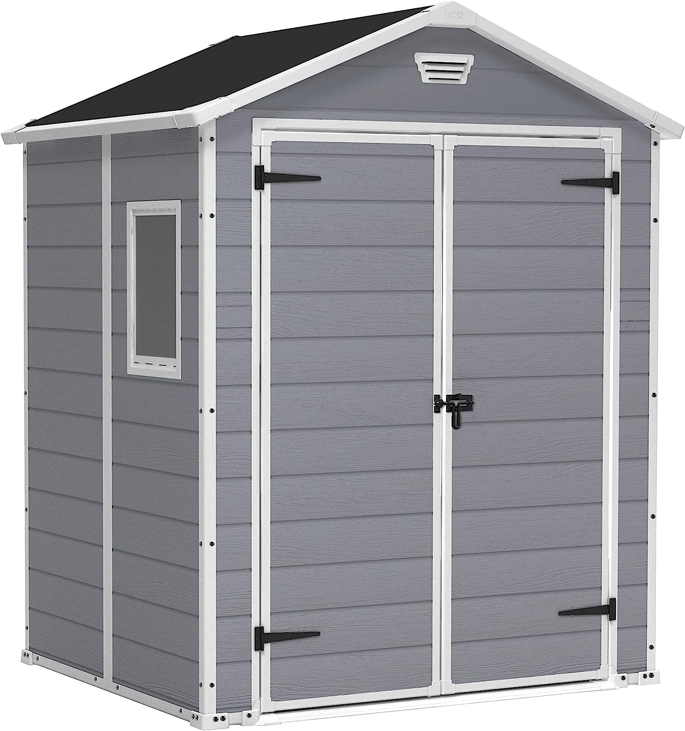 Abri de jardin extérieur Keter Manor 6 x 5 pieds à double porte