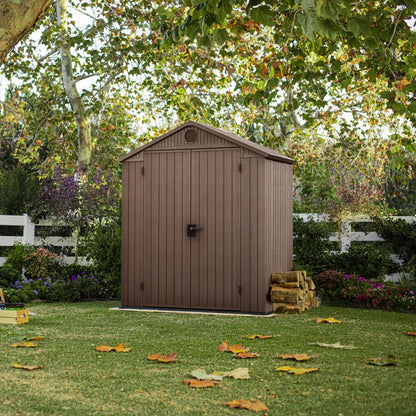 Abri de jardin en appentis avec portes doubles de 1,8 m (L) x 1,2 m (P)