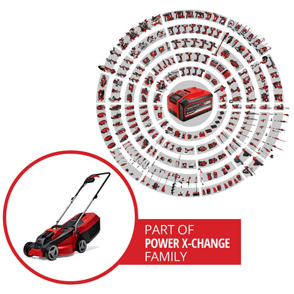 Tondeuse à gazon sans fil 18 V avec moteur sans balais, batterie et chargeur inclus