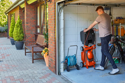 Tondeuse à gazon électrique 1600W avec rouleau arrière et bac de ramassage 45L