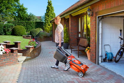 Tondeuse à gazon électrique 1600W avec rouleau arrière et bac de ramassage 45L