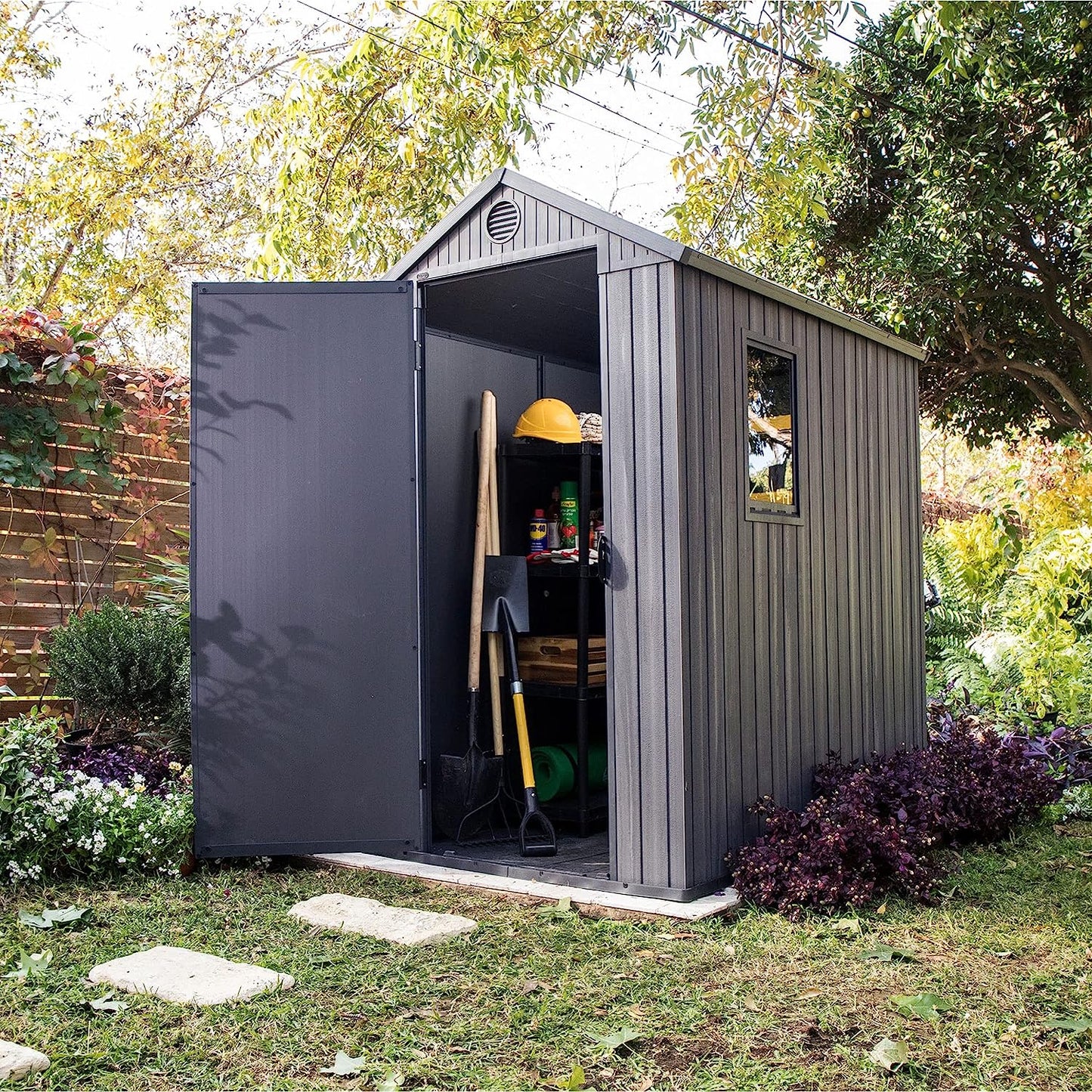 Abri de jardin Keter Darwin 1,8 x 1,2 m - Gris