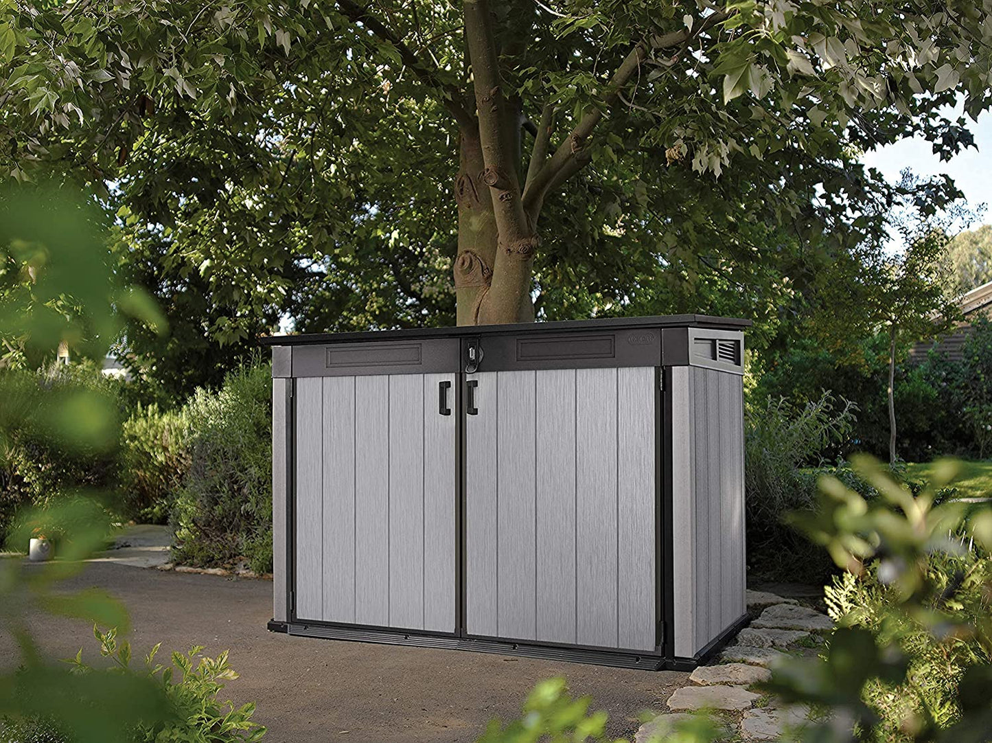 Abri de jardin Keter Grande Store 2020L – Gris, conception Duotech robuste
