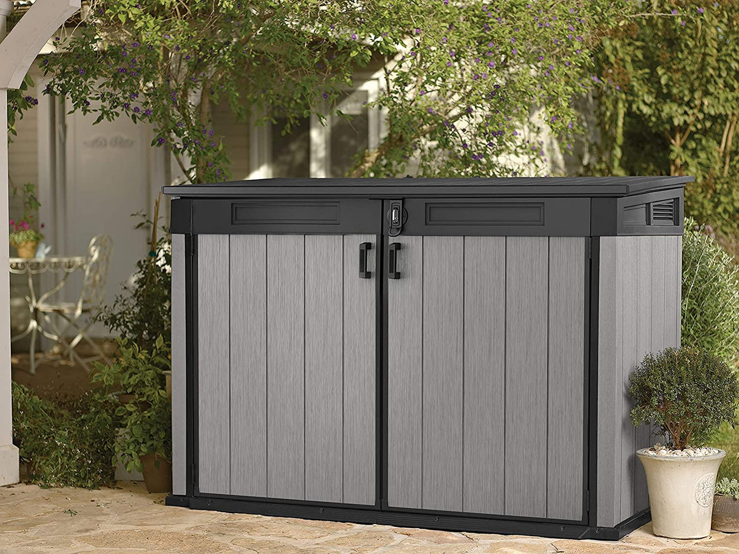 Abri de jardin Keter Grande Store 2020L – Gris, conception Duotech robuste