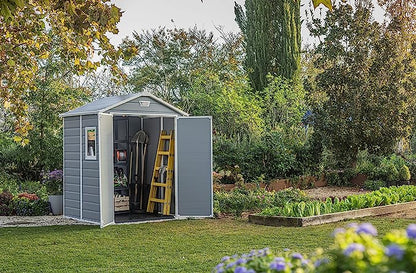 Abri de jardin extérieur Keter Manor 6 x 5 pieds à double porte