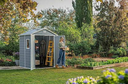 Abri de jardin extérieur Keter Manor 6 x 5 pieds à double porte