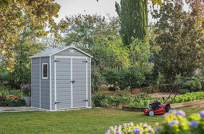 Abri de jardin extérieur Keter Manor 6 x 5 pieds à double porte