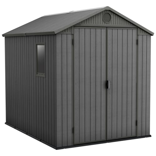 Abri de jardin Keter Darwin 6 x 8 pieds - Gris
