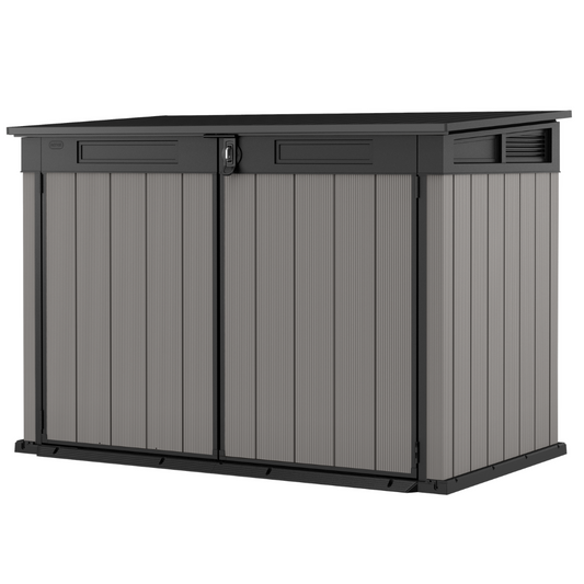 Horizontal Resin Outdoor Storage Shed